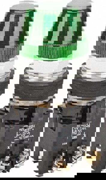 120 VAC/VDC Green Lens Incandescent Indicating Light